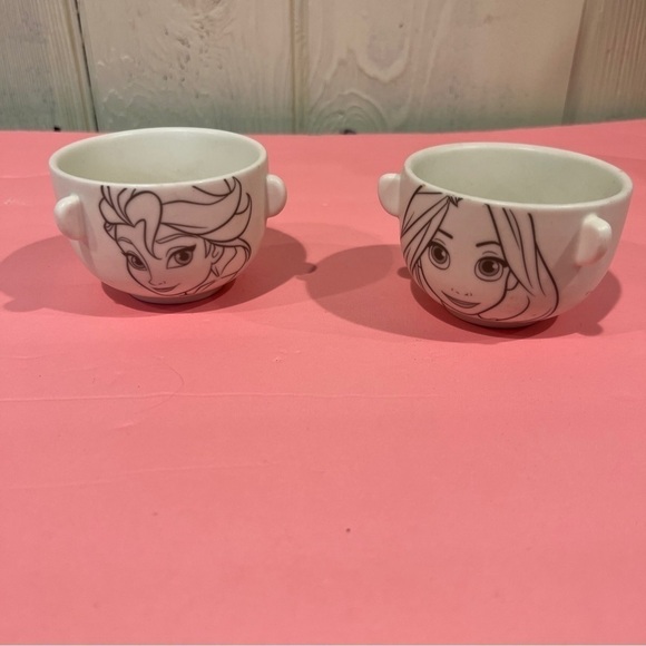 Disney Children's Princess Ceramic Bowls Set of 2 - Picture 2 of 6